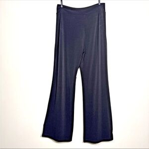 Clara Sun Woo Flowy Palazzo Pants L
Pull On Stretch ankle slits Black 32 in